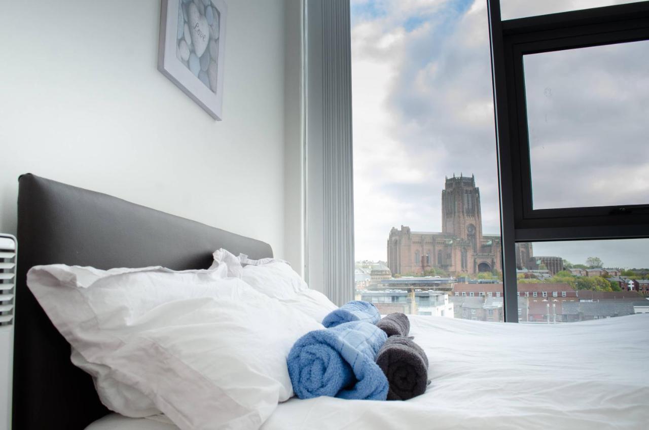 Penthouse In Liverpool City Centre - Free Parking - Balcony - By Happy Days Buitenkant foto