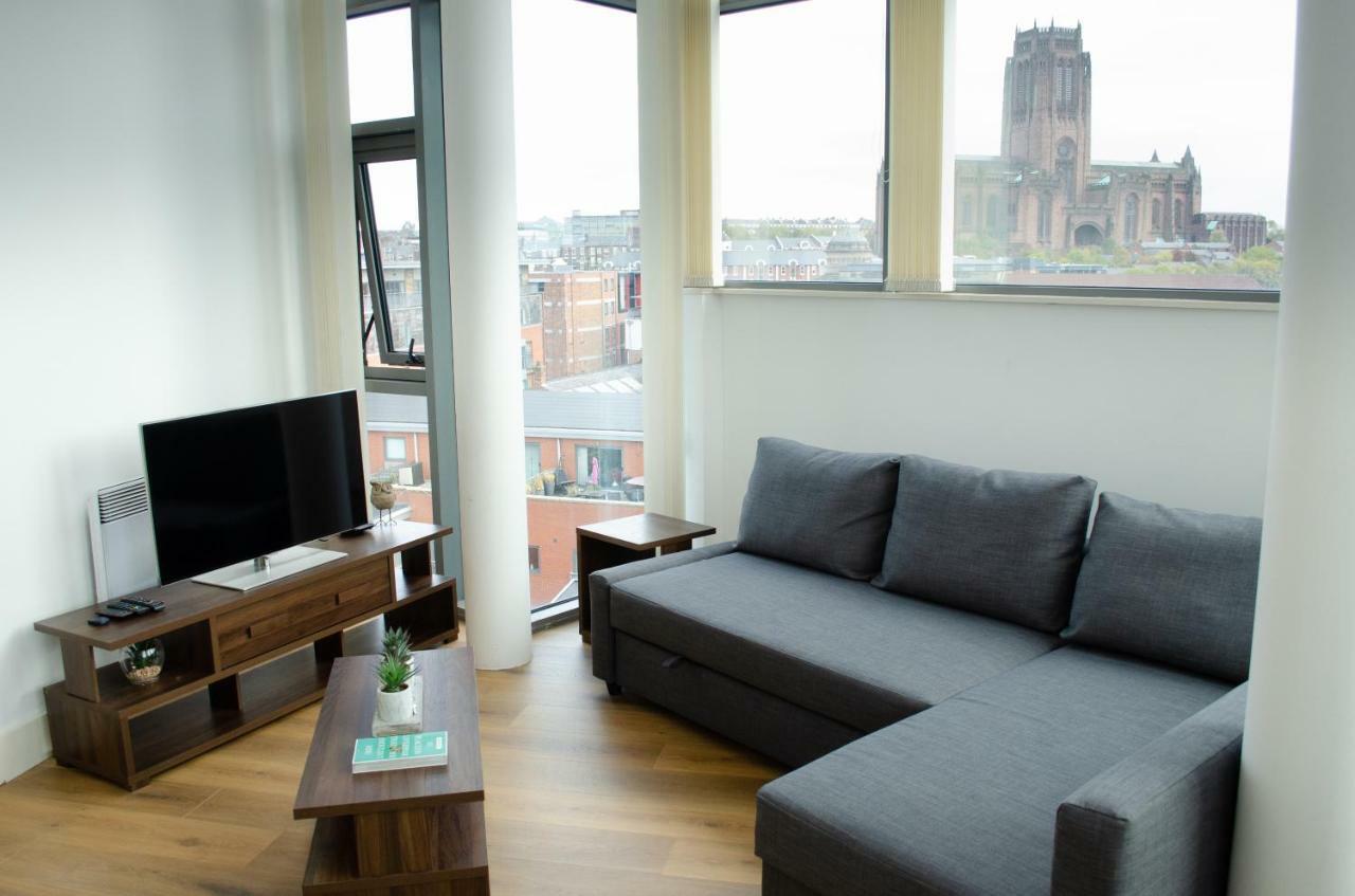 Penthouse In Liverpool City Centre - Free Parking - Balcony - By Happy Days Buitenkant foto